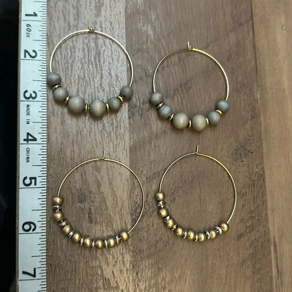 2 Pair handmade earrings from BB Jewelry by Bree on Etsy. - Picture 1 of 3